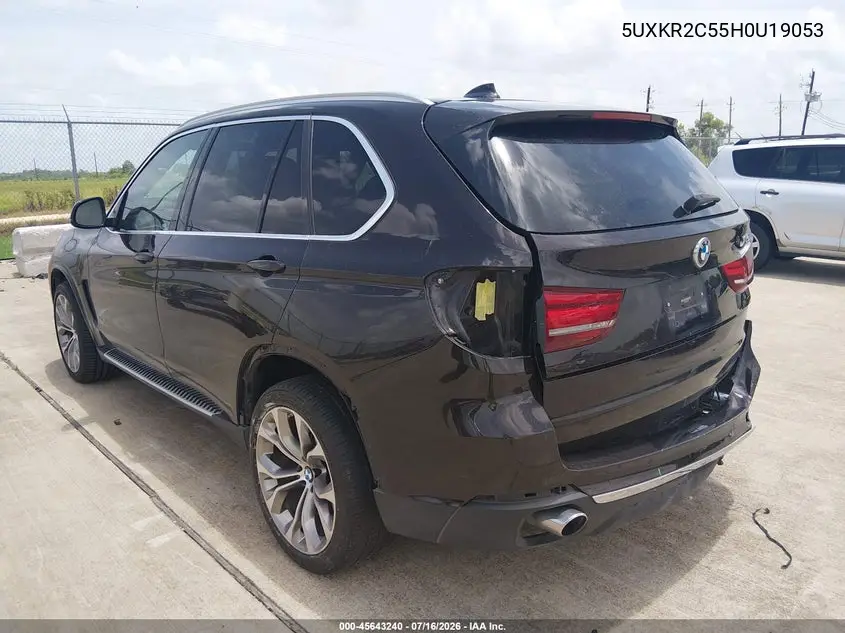 2017 BMW X5 Sdrive35I VIN: 5UXKR2C55H0U19053 Lot: 45643240