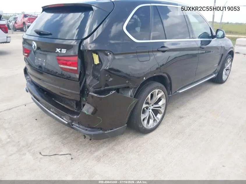 2017 BMW X5 Sdrive35I VIN: 5UXKR2C55H0U19053 Lot: 45643240