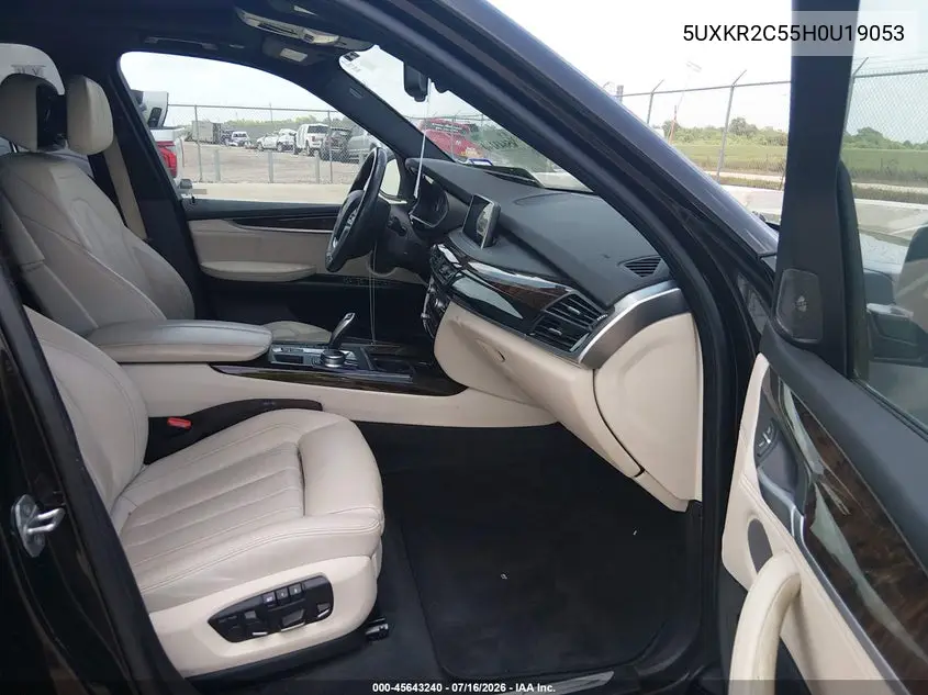 2017 BMW X5 Sdrive35I VIN: 5UXKR2C55H0U19053 Lot: 45643240