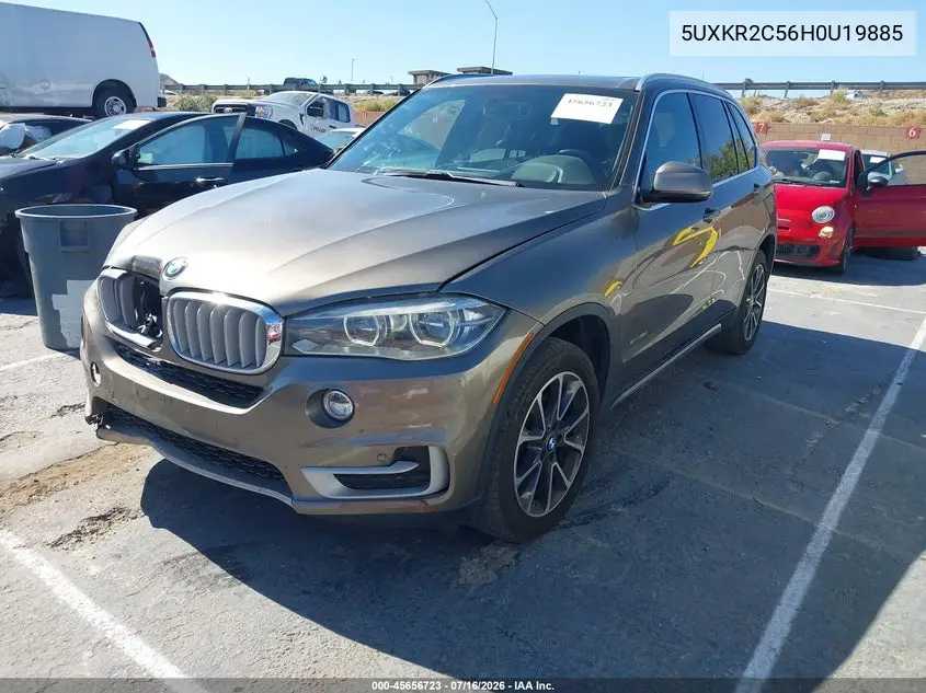 2017 BMW X5 Sdrive35I VIN: 5UXKR2C56H0U19885 Lot: 45656723