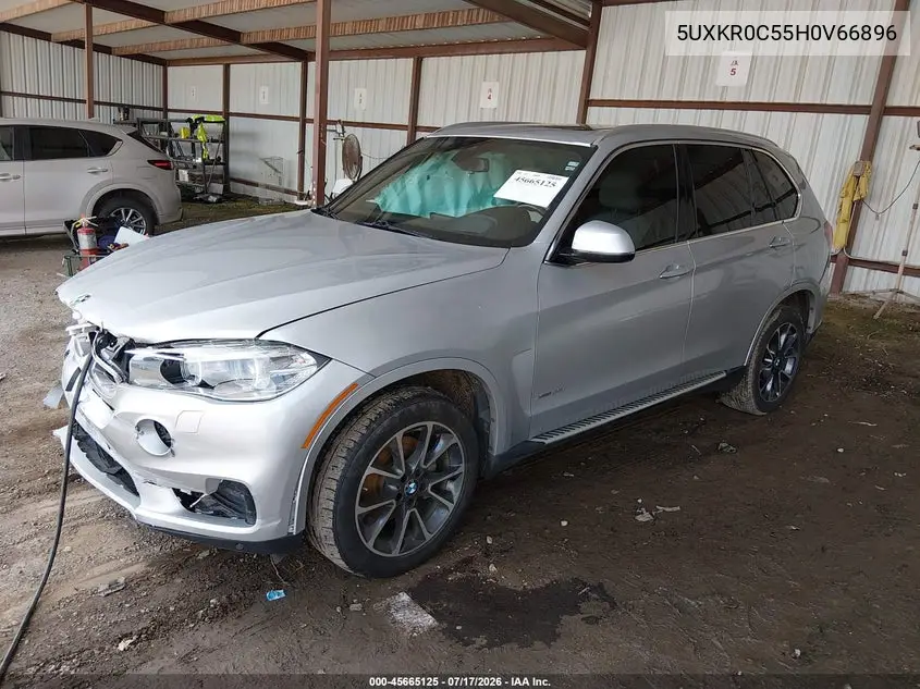 2017 BMW X5 xDrive35I VIN: 5UXKR0C55H0V66896 Lot: 45665125
