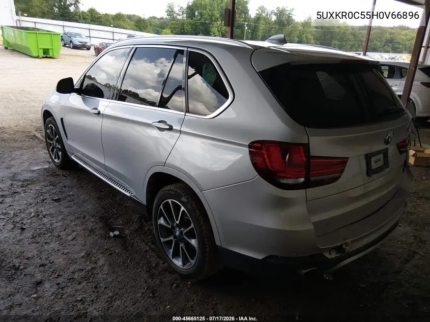 2017 BMW X5 xDrive35I VIN: 5UXKR0C55H0V66896 Lot: 45665125