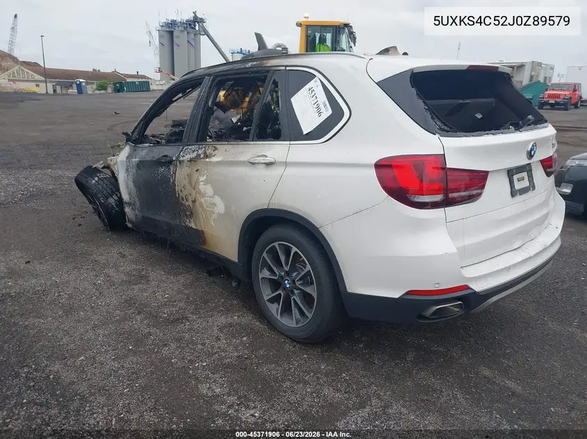 2018 BMW X5 xDrive35D VIN: 5UXKS4C52J0Z89579 Lot: 45371906