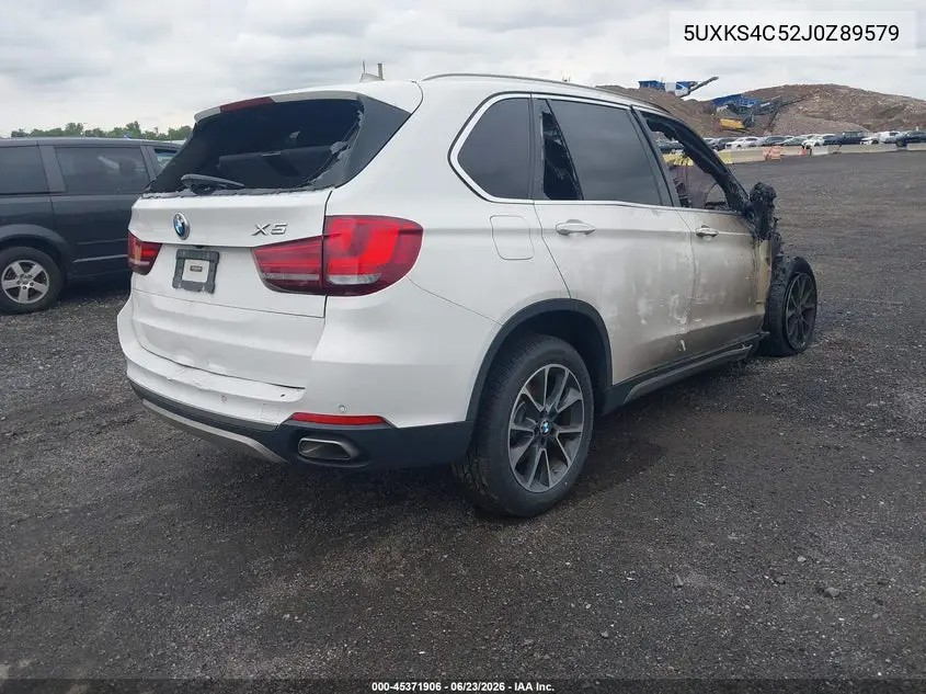 2018 BMW X5 xDrive35D VIN: 5UXKS4C52J0Z89579 Lot: 45371906