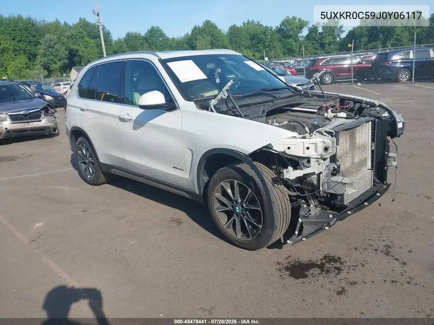 2018 BMW X5 xDrive35I VIN: 5UXKR0C59J0Y06117 Lot: 45478441