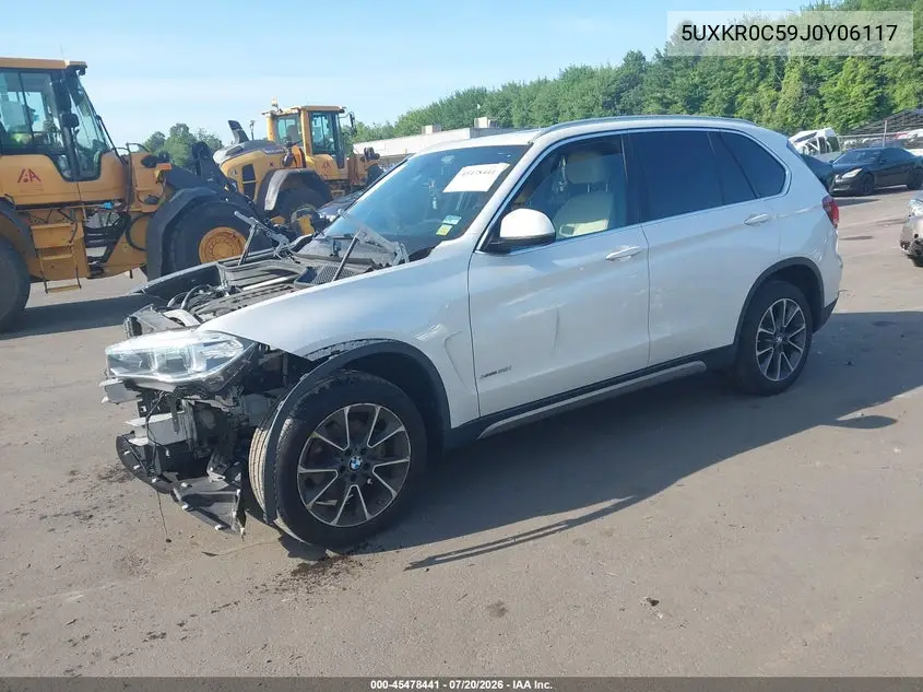 2018 BMW X5 xDrive35I VIN: 5UXKR0C59J0Y06117 Lot: 45478441