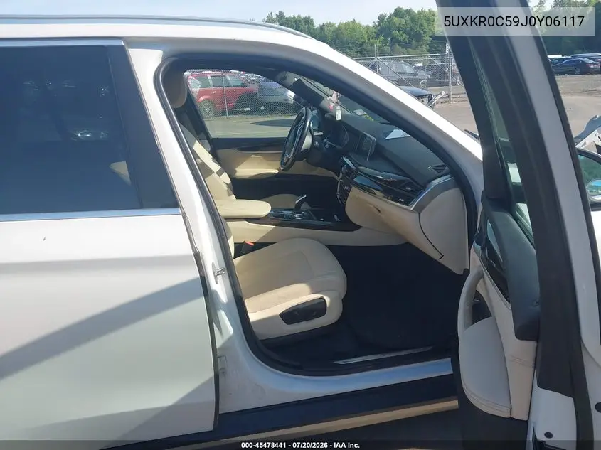 2018 BMW X5 xDrive35I VIN: 5UXKR0C59J0Y06117 Lot: 45478441