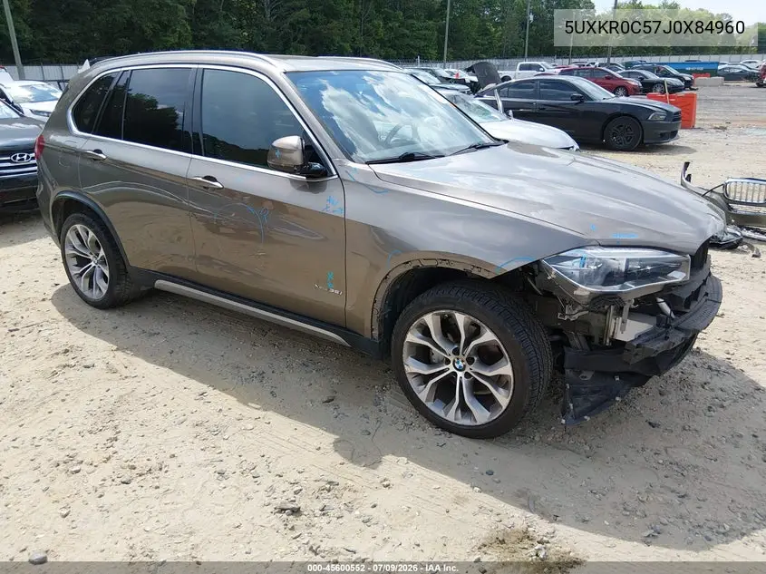2018 BMW X5 xDrive35I VIN: 5UXKR0C57J0X84960 Lot: 45600552