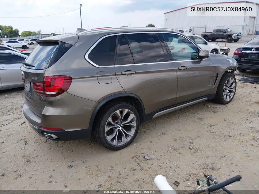 2018 BMW X5 xDrive35I VIN: 5UXKR0C57J0X84960 Lot: 45600552