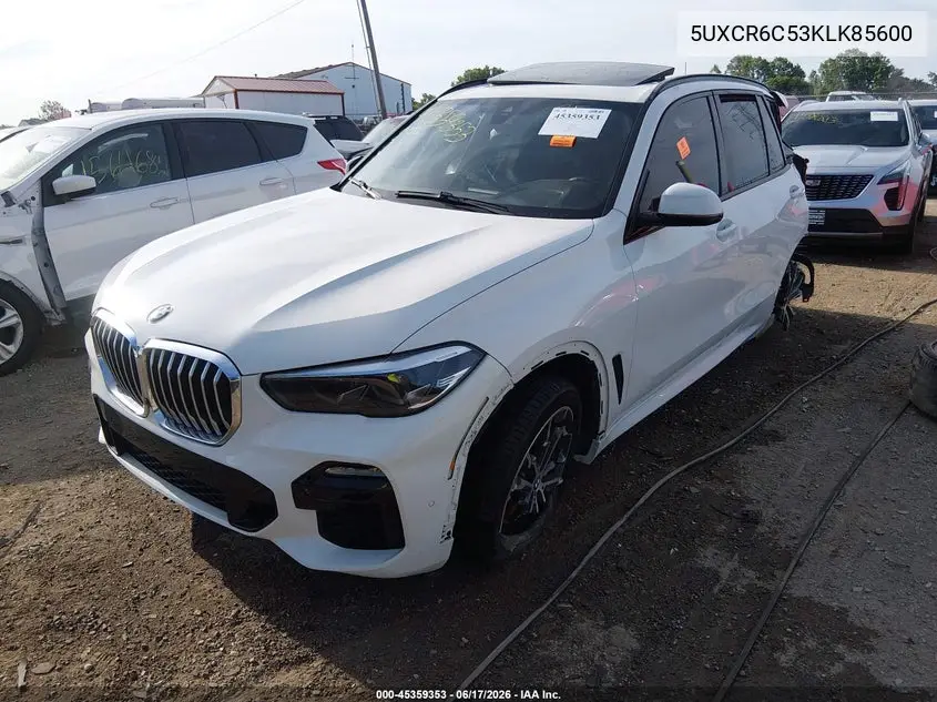 2019 BMW X5 xDrive40I VIN: 5UXCR6C53KLK85600 Lot: 45359353