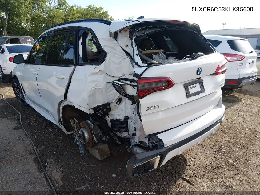 2019 BMW X5 xDrive40I VIN: 5UXCR6C53KLK85600 Lot: 45359353