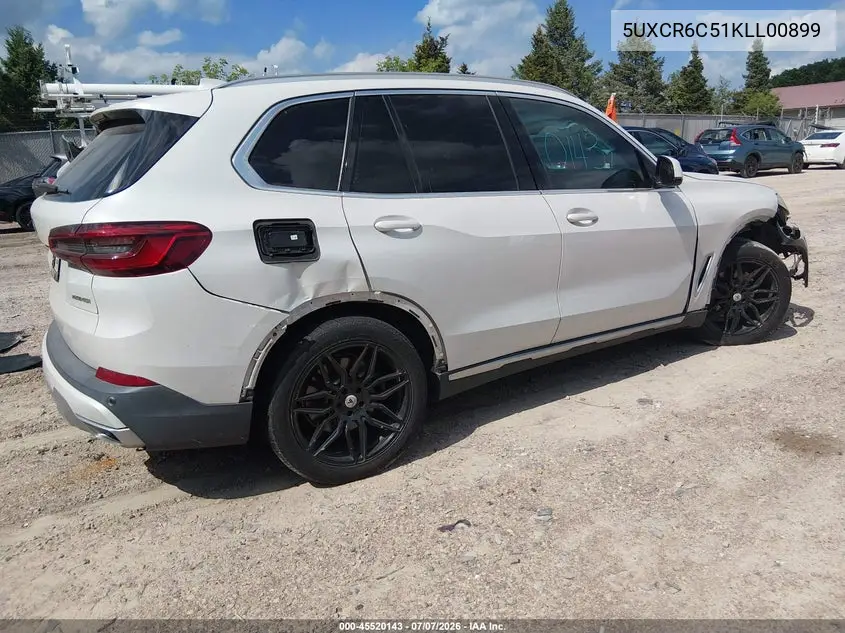 2019 BMW X5 xDrive40I VIN: 5UXCR6C51KLL00899 Lot: 45520143