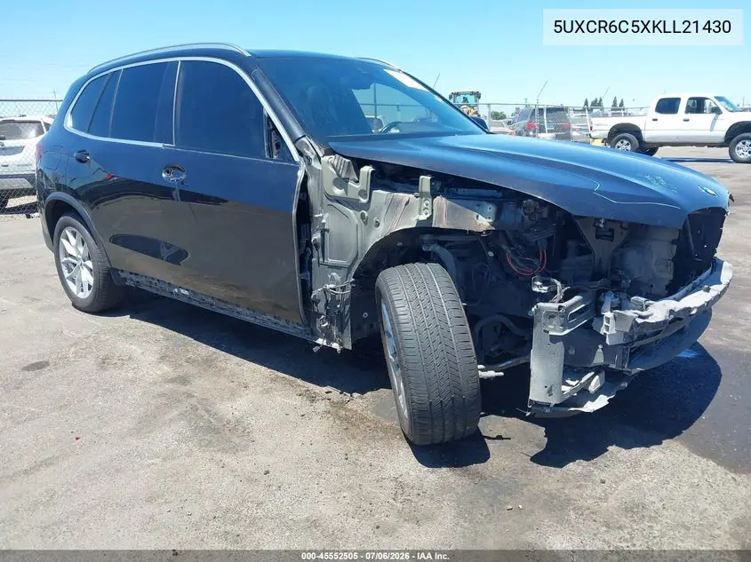 2019 BMW X5 xDrive40I VIN: 5UXCR6C5XKLL21430 Lot: 45552505