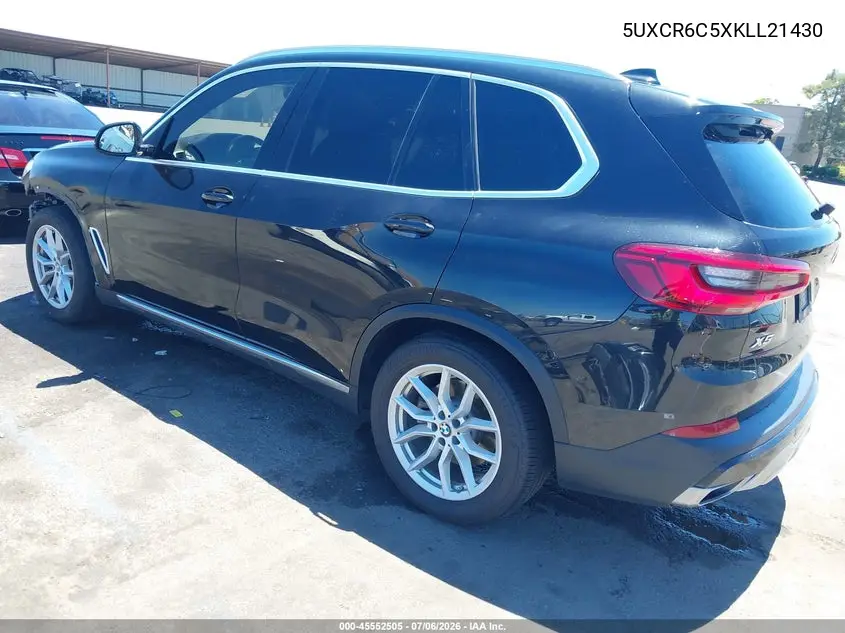 2019 BMW X5 xDrive40I VIN: 5UXCR6C5XKLL21430 Lot: 45552505