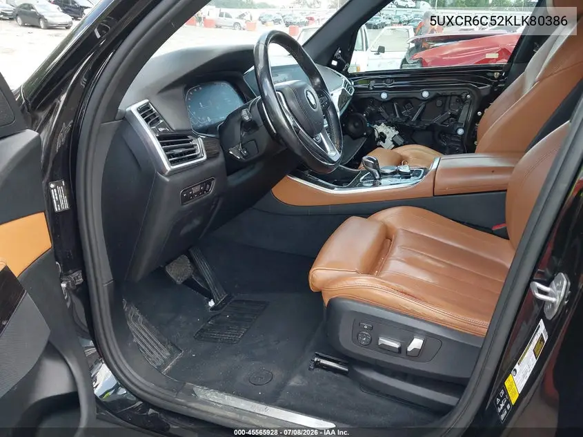 2019 BMW X5 xDrive40I VIN: 5UXCR6C52KLK80386 Lot: 45565928