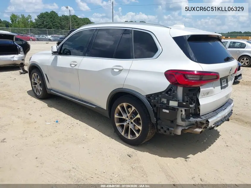 2019 BMW X5 xDrive40I VIN: 5UXCR6C51KLL06329 Lot: 45646180