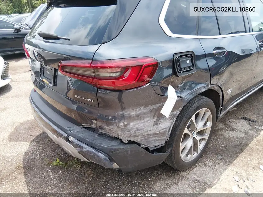 2019 BMW X5 xDrive40I VIN: 5UXCR6C52KLL10860 Lot: 45683299