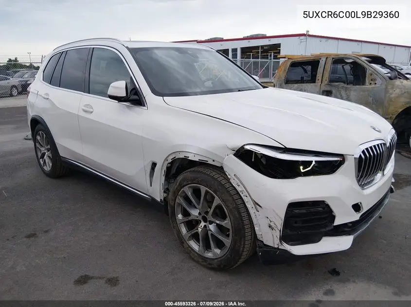 2020 BMW X5 xDrive40I VIN: 5UXCR6C00L9B29360 Lot: 45593326