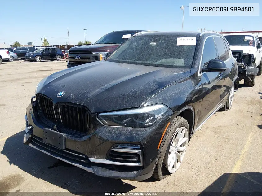 2020 BMW X5 xDrive40I VIN: 5UXCR6C09L9B94501 Lot: 45602576