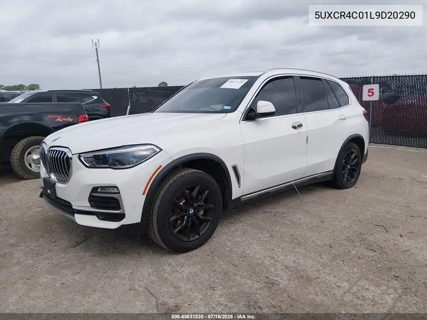 2020 BMW X5 Sdrive40I VIN: 5UXCR4C01L9D20290 Lot: 45631530