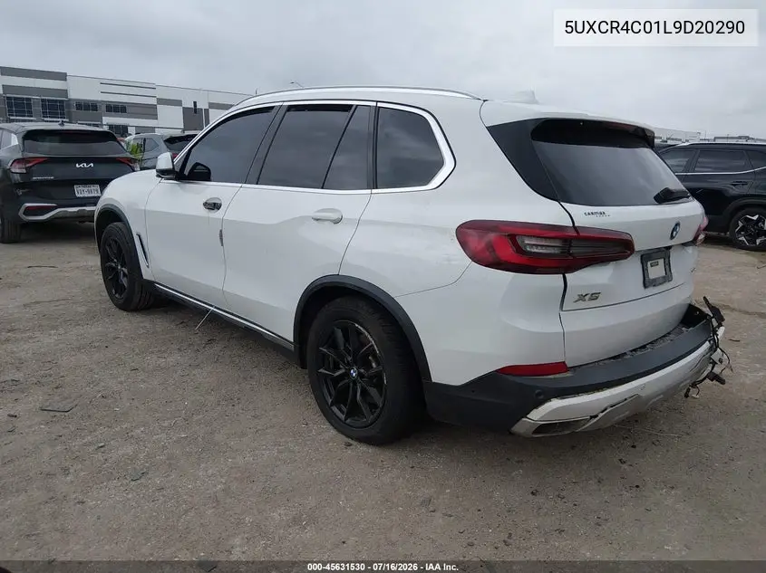 2020 BMW X5 Sdrive40I VIN: 5UXCR4C01L9D20290 Lot: 45631530