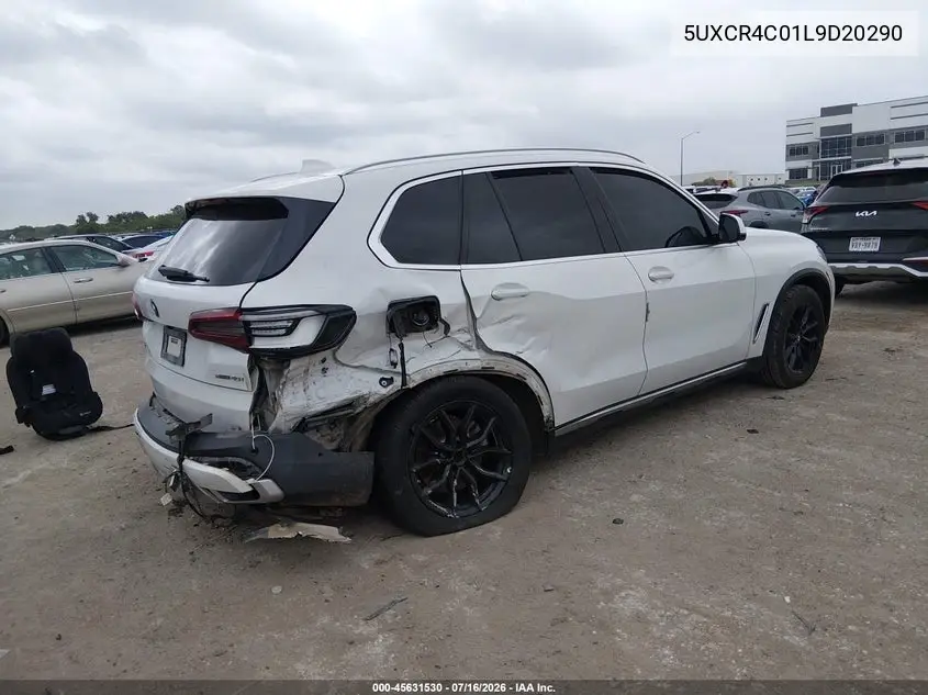 2020 BMW X5 Sdrive40I VIN: 5UXCR4C01L9D20290 Lot: 45631530