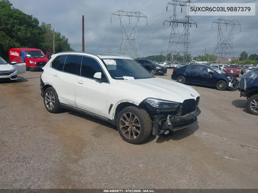 2020 BMW X5 xDrive40I VIN: 5UXCR6C03L9B87379 Lot: 45659771