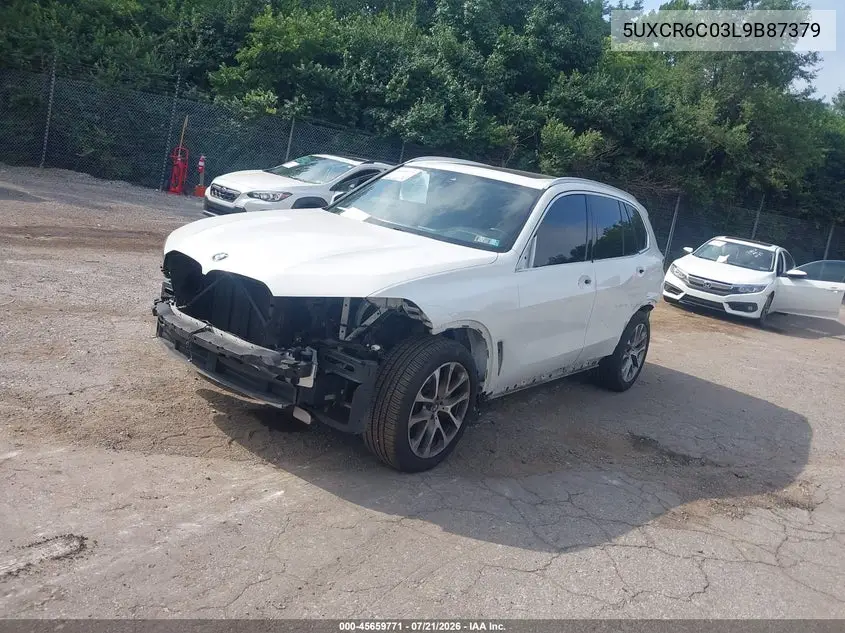 2020 BMW X5 xDrive40I VIN: 5UXCR6C03L9B87379 Lot: 45659771