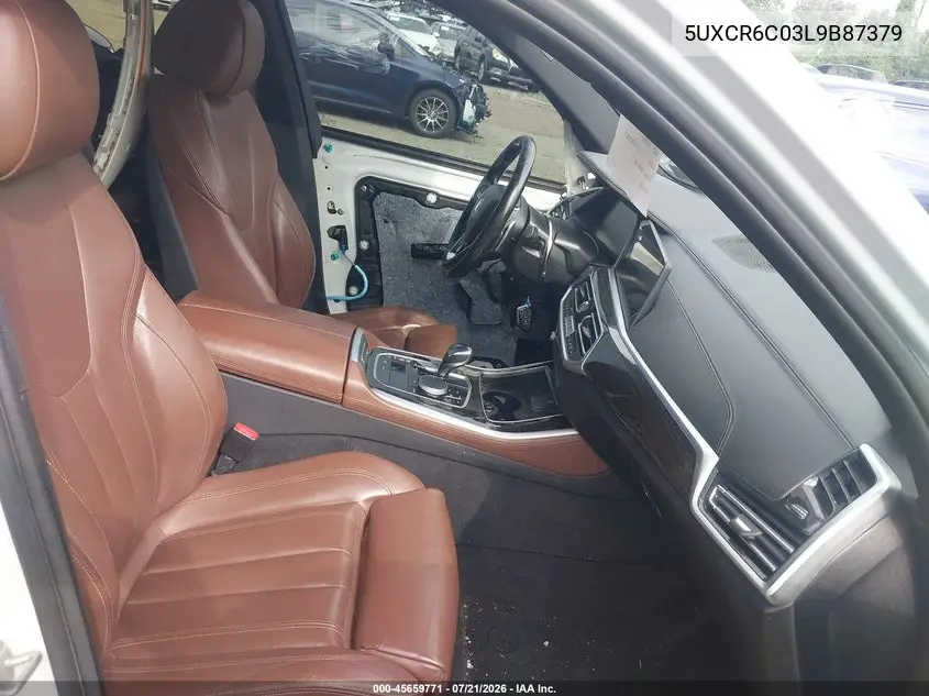 2020 BMW X5 xDrive40I VIN: 5UXCR6C03L9B87379 Lot: 45659771
