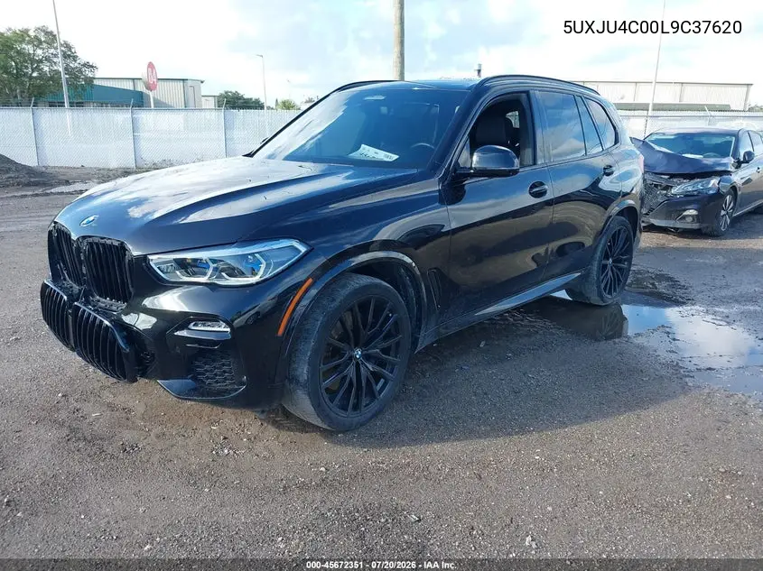 2020 BMW X5 M50I VIN: 5UXJU4C00L9C37620 Lot: 45672351