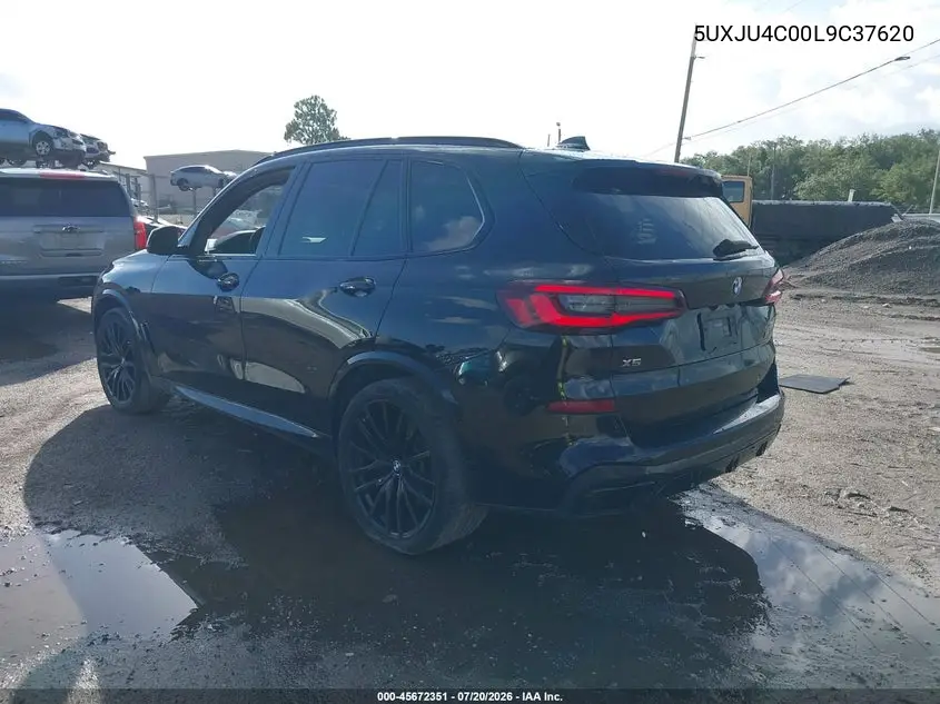 2020 BMW X5 M50I VIN: 5UXJU4C00L9C37620 Lot: 45672351
