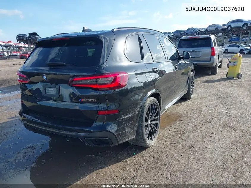 2020 BMW X5 M50I VIN: 5UXJU4C00L9C37620 Lot: 45672351