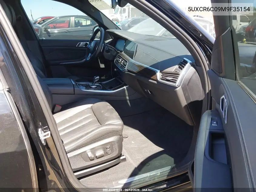 2021 BMW X5 xDrive40I VIN: 5UXCR6C09M9F35154 Lot: 45351919