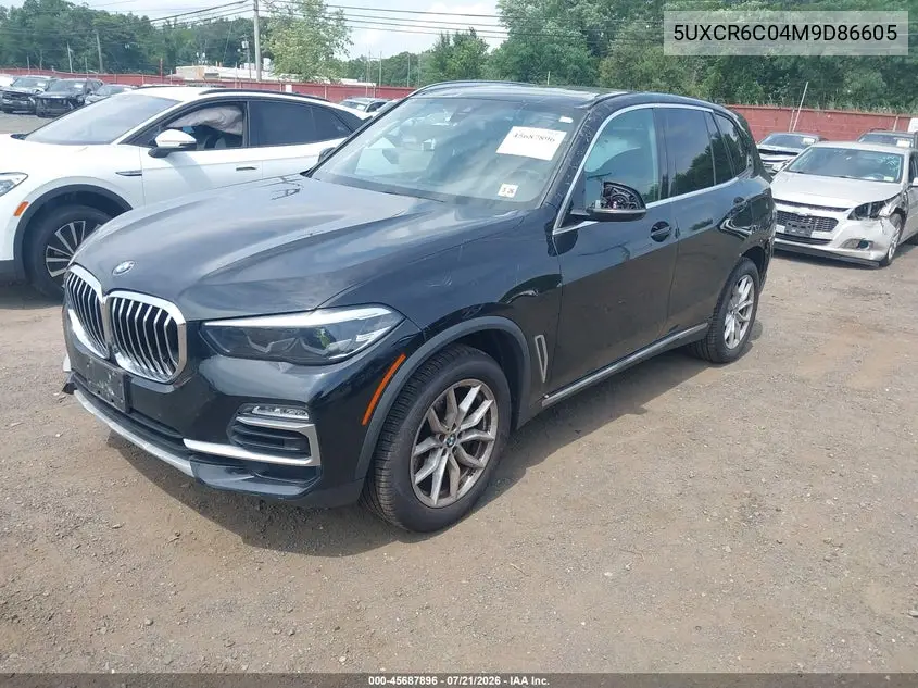 2021 BMW X5 xDrive40I VIN: 5UXCR6C04M9D86605 Lot: 45687896