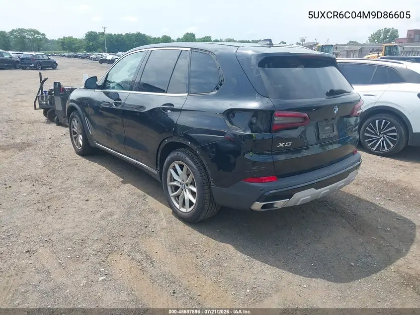 2021 BMW X5 xDrive40I VIN: 5UXCR6C04M9D86605 Lot: 45687896