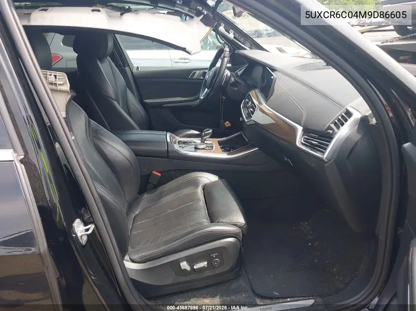 2021 BMW X5 xDrive40I VIN: 5UXCR6C04M9D86605 Lot: 45687896