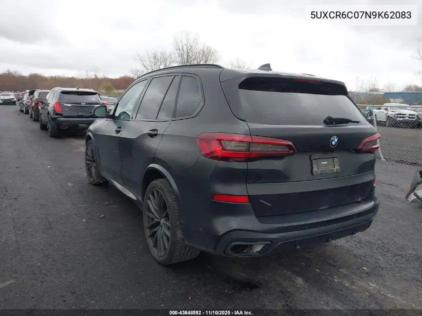 5UXCR6C07N9K62083 2022 BMW X5 xDrive40I