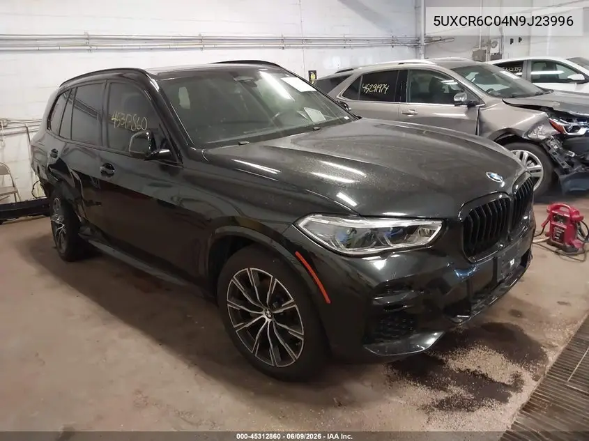 2022 BMW X5 xDrive40I VIN: 5UXCR6C04N9J23996 Lot: 45312860