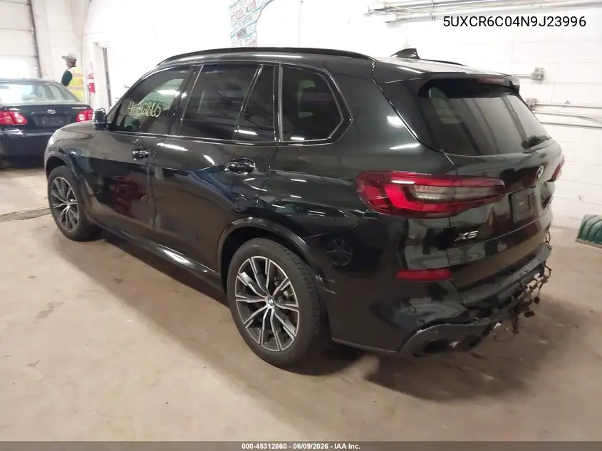 2022 BMW X5 xDrive40I VIN: 5UXCR6C04N9J23996 Lot: 45312860
