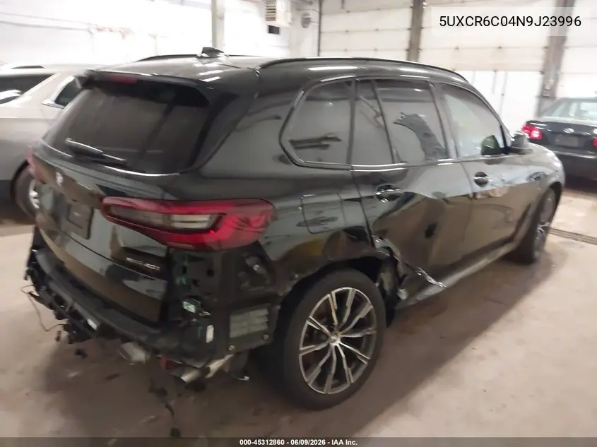 2022 BMW X5 xDrive40I VIN: 5UXCR6C04N9J23996 Lot: 45312860
