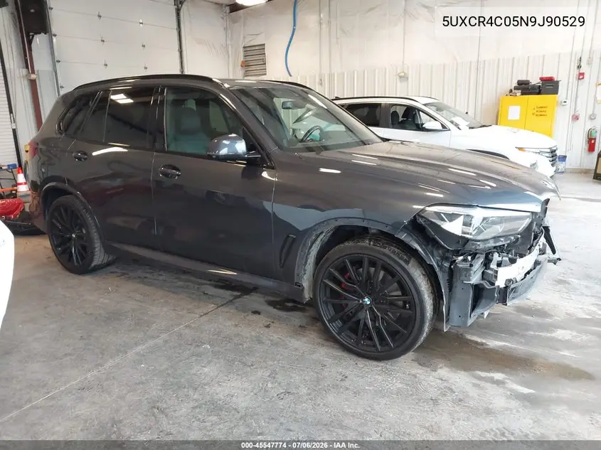 2022 BMW X5 Sdrive40I VIN: 5UXCR4C05N9J90529 Lot: 45547774