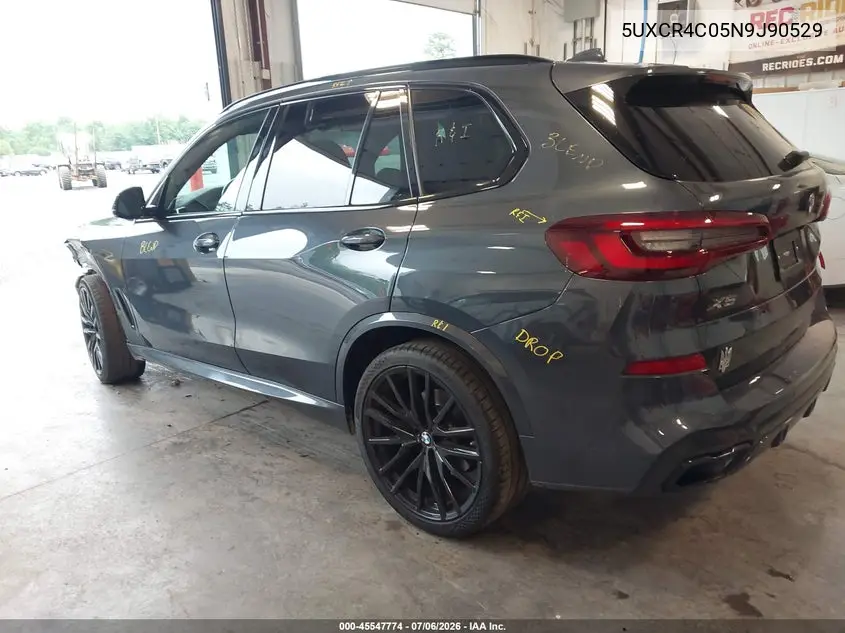 2022 BMW X5 Sdrive40I VIN: 5UXCR4C05N9J90529 Lot: 45547774