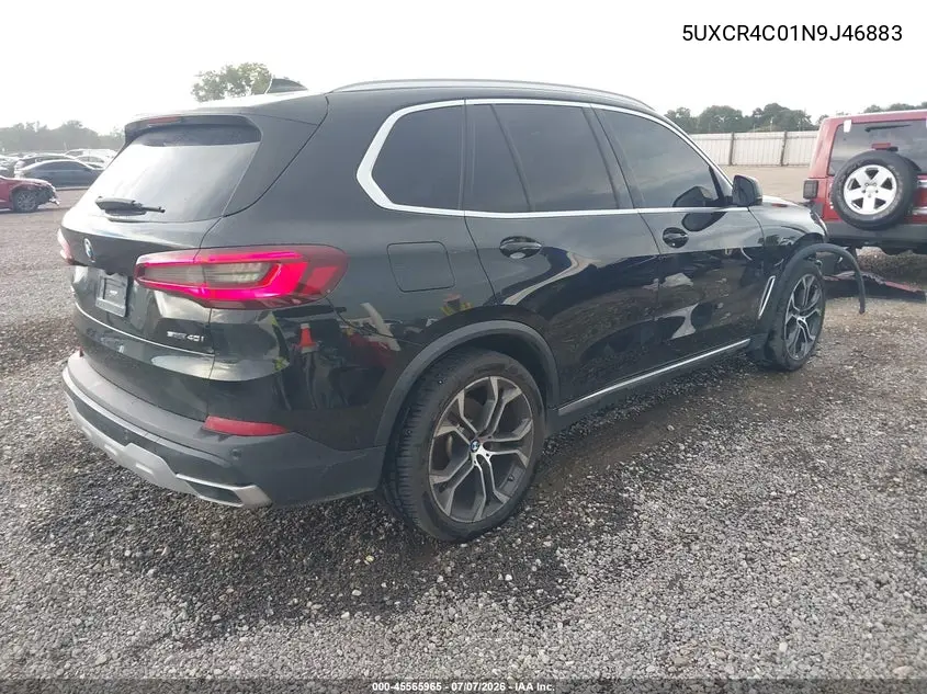 2022 BMW X5 Sdrive40I VIN: 5UXCR4C01N9J46883 Lot: 45565965
