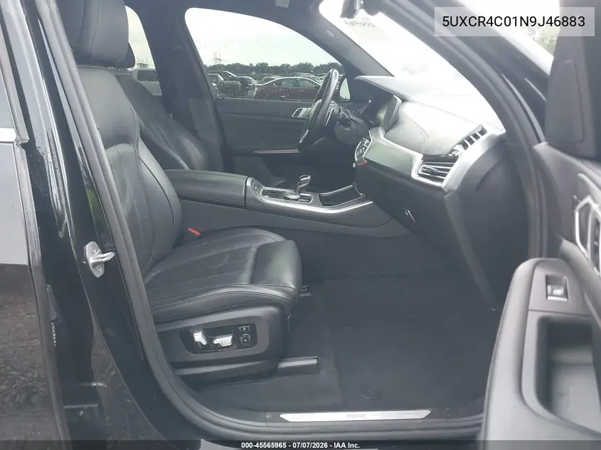 2022 BMW X5 Sdrive40I VIN: 5UXCR4C01N9J46883 Lot: 45565965