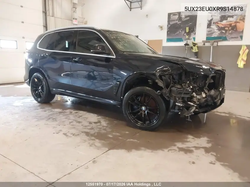 2024 BMW X5 xDrive40I VIN: 5UX23EU0XR9S14878 Lot: 12551970X
