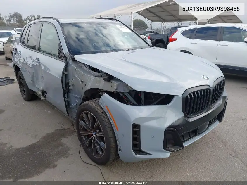 5UX13EU03R9S98456 2024 BMW X5 Sdrive40I
