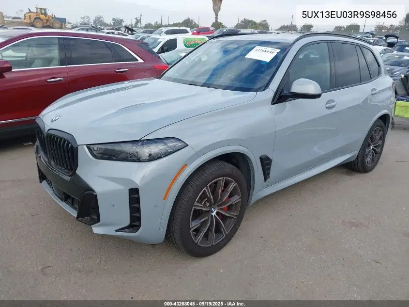 5UX13EU03R9S98456 2024 BMW X5 Sdrive40I