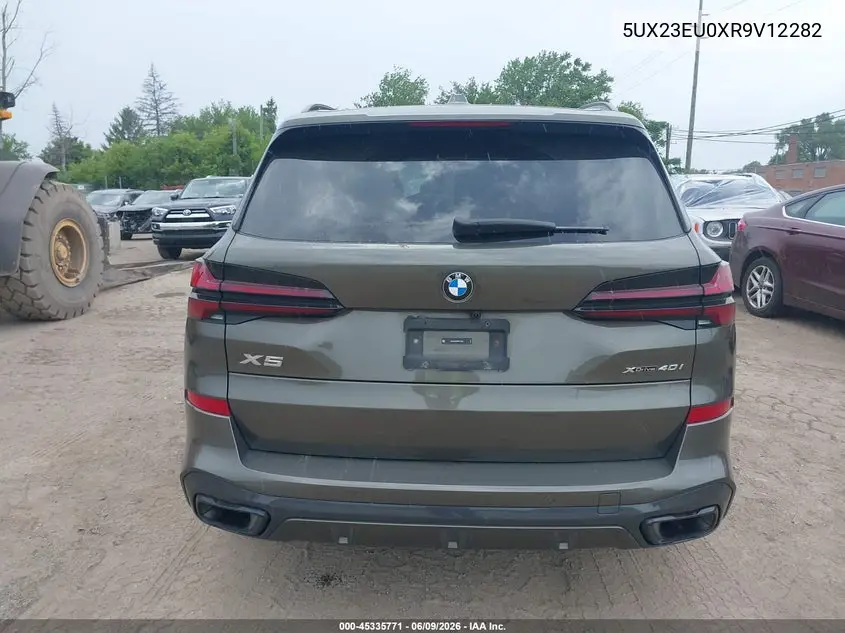 2024 BMW X5 xDrive40I VIN: 5UX23EU0XR9V12282 Lot: 45335771
