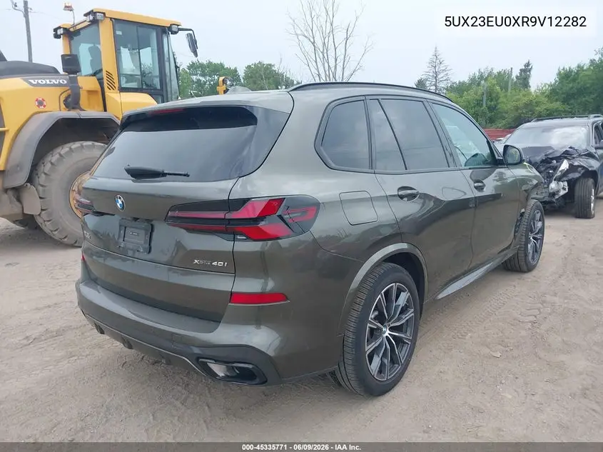2024 BMW X5 xDrive40I VIN: 5UX23EU0XR9V12282 Lot: 45335771