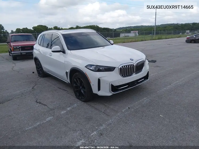 2024 BMW X5 Phev xDrive50E VIN: 5UX43EU0XR9T14665 Lot: 45477341
